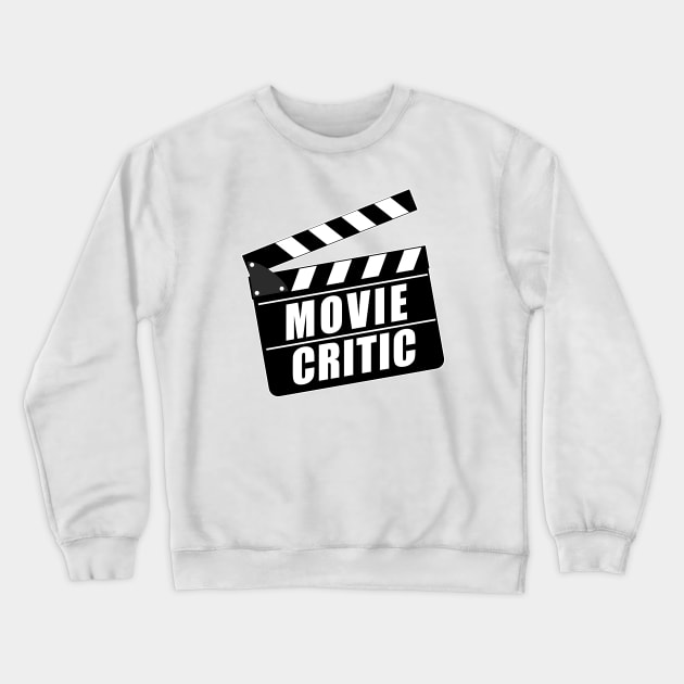 Movie Critic Clapperboard Crewneck Sweatshirt by TMBTM